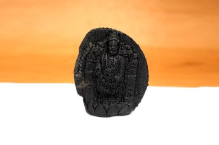 ティルパティ・バラジ神像（シャーラグラーマ、333g）（受注発注品）