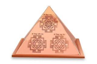ナヴァグラハ・ヤントラ・ピラミッド（銅製）（受注製作）