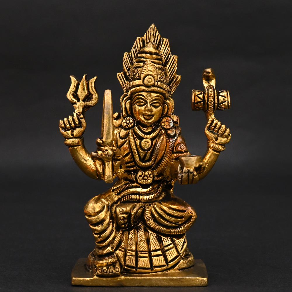 カルマリアンマン女神像（真鍮製）（受注製作） - スピリチュアルインド雑貨 SitaRama（シーターラーマ）