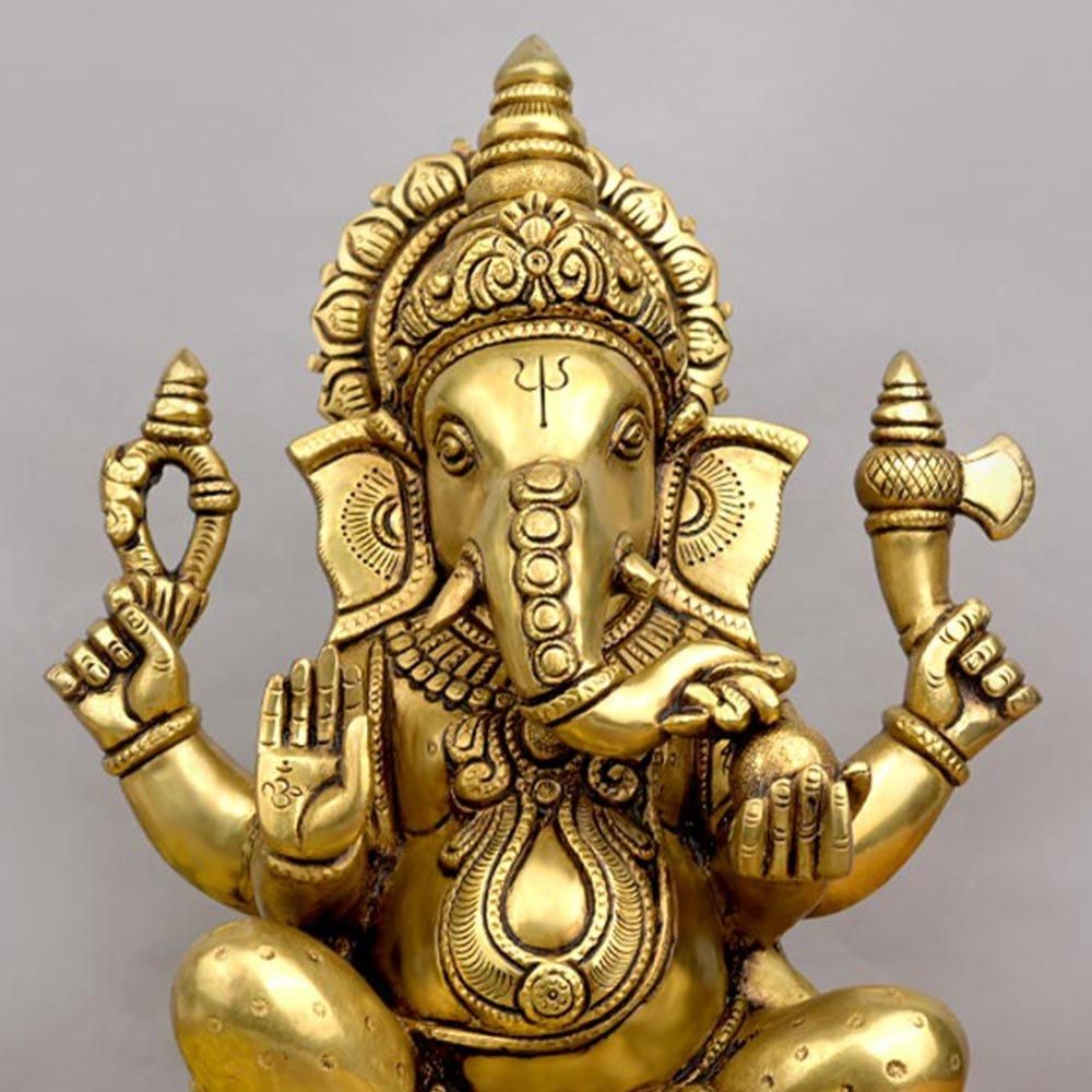 五面ガネーシャ像 仏像　真鍮製　アンティーク　和 五面ガネーシャ像 仏像 真鍮製 アンティーク 和 Amazon.co.jp