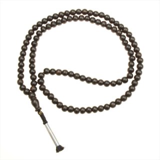 黒壇数珠（108+1ビーズ、８mmサイズ）