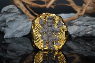 ハヌマーン神像（シャーラグラーマ、554g）（受注発注品）