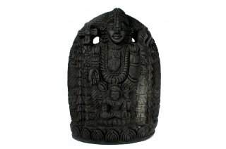 ティルパティ・バラジ神像（シャーラグラーマ、約1.440kg）（受注発注品）