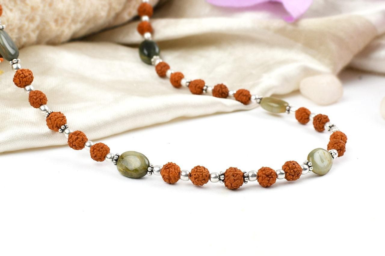 ✰︎‪ 琥珀 ✰ ✰︎　ルドラクシャ　シッダマーラー ○セール○ ルドラークシャ・シッダマーラー☆ナヴァラトナ