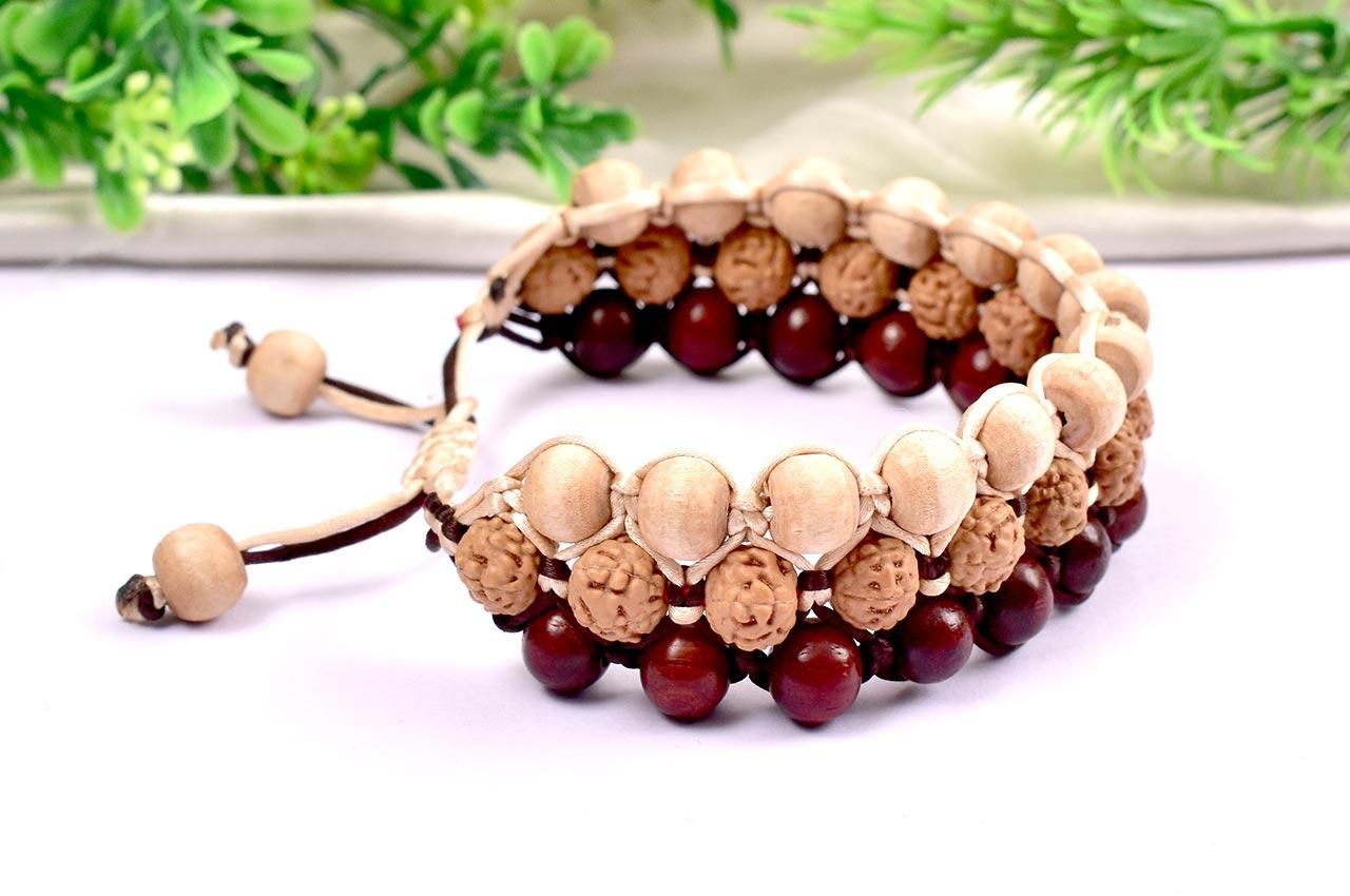 ルドラークシャ・レッドサンダルウッド・トゥラシー