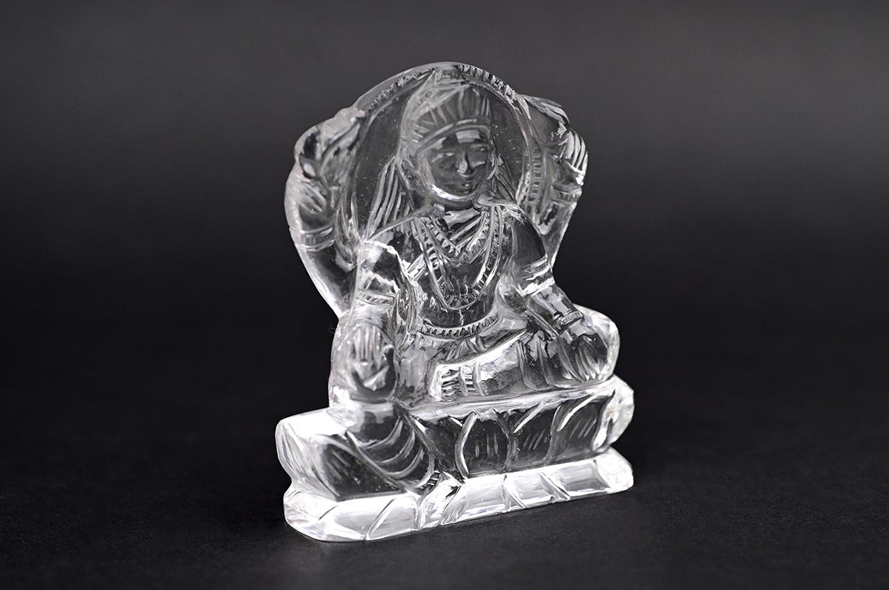 クリスタル・ラクシュミー女神像（約269g）（受注発注品 