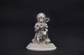 ハヌマーン神像（シルバー、約45グラム）（受注製作）