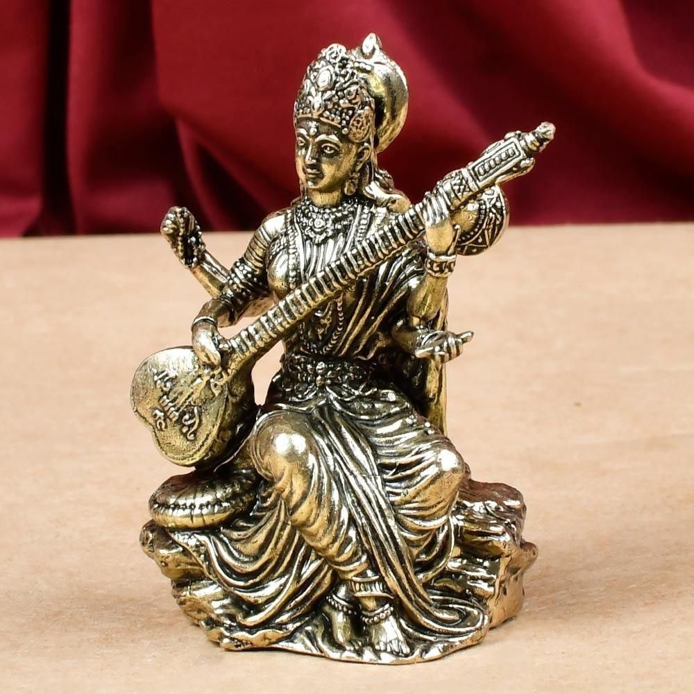 サラスワティー女神像（アシュタダートゥ、高さ約7.0cm）（受注