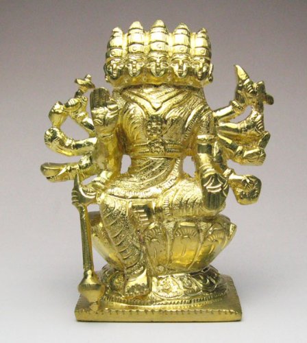 ガーヤトリー女神像（パンチャローカム、高さ約10.5cm