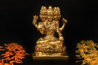 アルダナーリーシュヴァラ神像 真鍮製 受注製作 スピリチュアルインド雑貨 Sitarama シーターラーマ