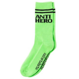 ANTIHERO BLACK HERO IF FIND SOCKS SAFETY GREEN 󥿥ҡå

