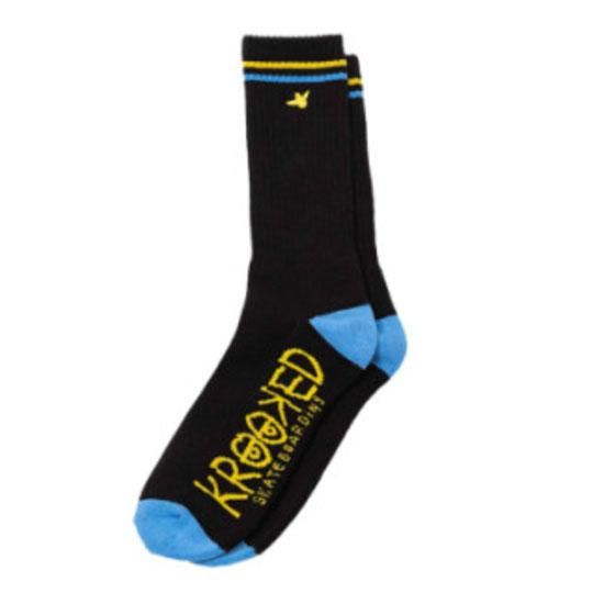 Vanilla Web Store Krooked By Mark Gonzales マークゴンザレス Bird Emb Sock 靴下 Vanilla Web Store Krooked By Mark Gonzales マークゴンザレス Bird Emb Sock 靴下