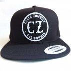 <img class='new_mark_img1' src='https://img.shop-pro.jp/img/new/icons5.gif' style='border:none;display:inline;margin:0px;padding:0px;width:auto;' />CYCLE ZOMBIES /륾ӡ  CALIFORNIA Twill SNAP BACK HAT BLACK