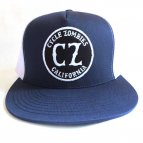 <img class='new_mark_img1' src='https://img.shop-pro.jp/img/new/icons5.gif' style='border:none;display:inline;margin:0px;padding:0px;width:auto;' />CYCLE ZOMBIES /륾ӡ  CALIFORNIA TWILL TRUCKER HAT  WHITE/NAVY
