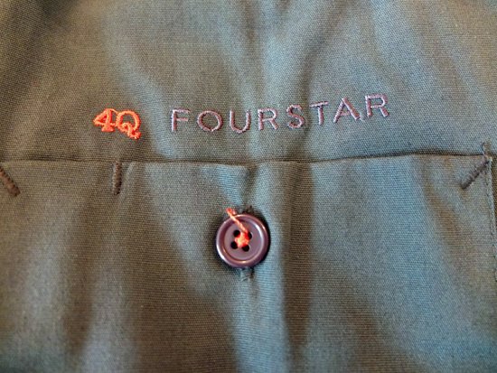 4Q Clothing × FourStar ワークシャツ