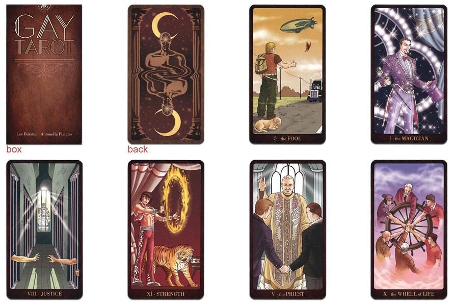 正規品タロットカード】LGBTQ+の多様性を表現するポップで派手な海外