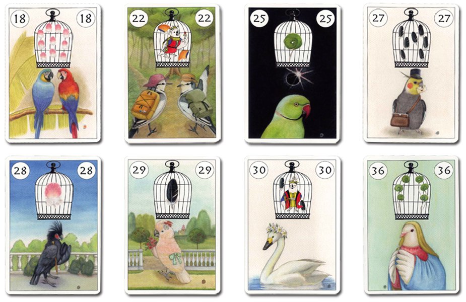 BIRD LENORMAND ORACLE CARDS　鳥ルノルマン