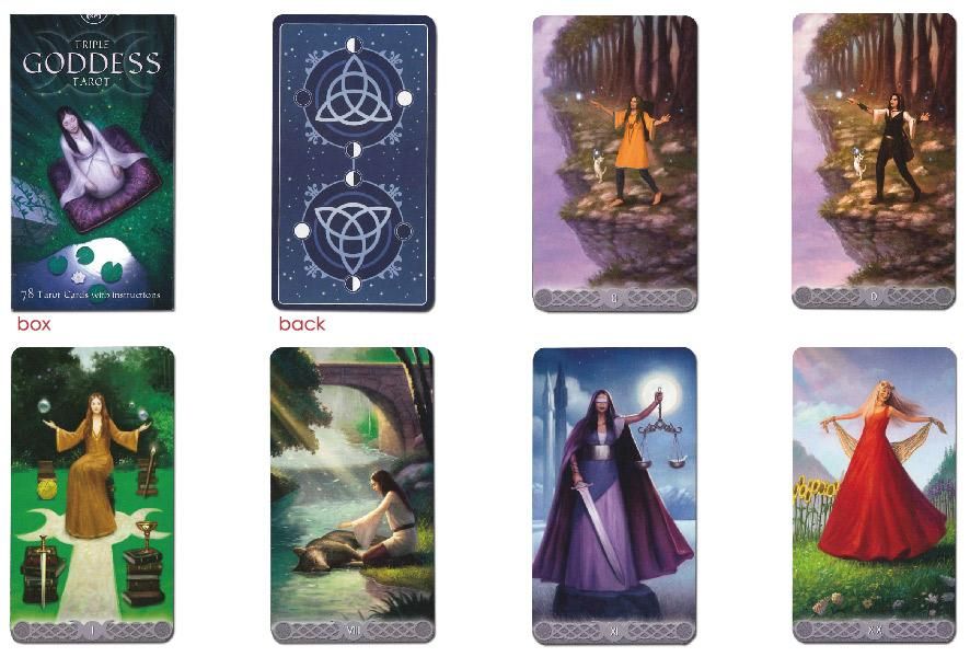 The Triple Goddess Tarot セット The Triple Goddess Tarot セット The Triple Goddess Tarot