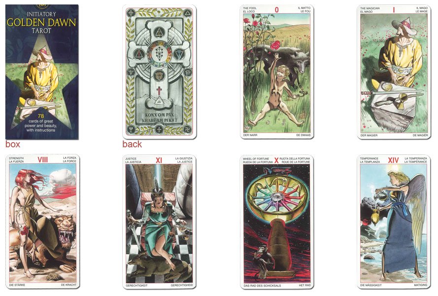 Initiatory Golden Dawn Tarot イニシアトリー・ゴールデン・ドーン