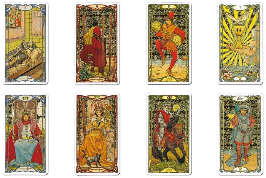 GOLDEN ART NOUVEAU TAROT ゴールデン・アールヌーボー・タロット