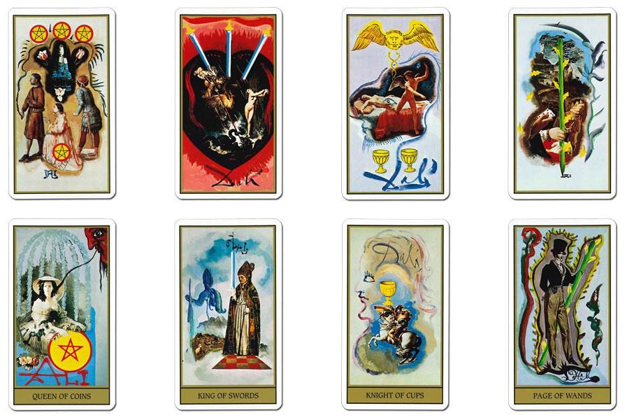 TAROT UNIVERSAL DALI　タロット・ユニバーサル・ダリ 英仏独文解説本付き