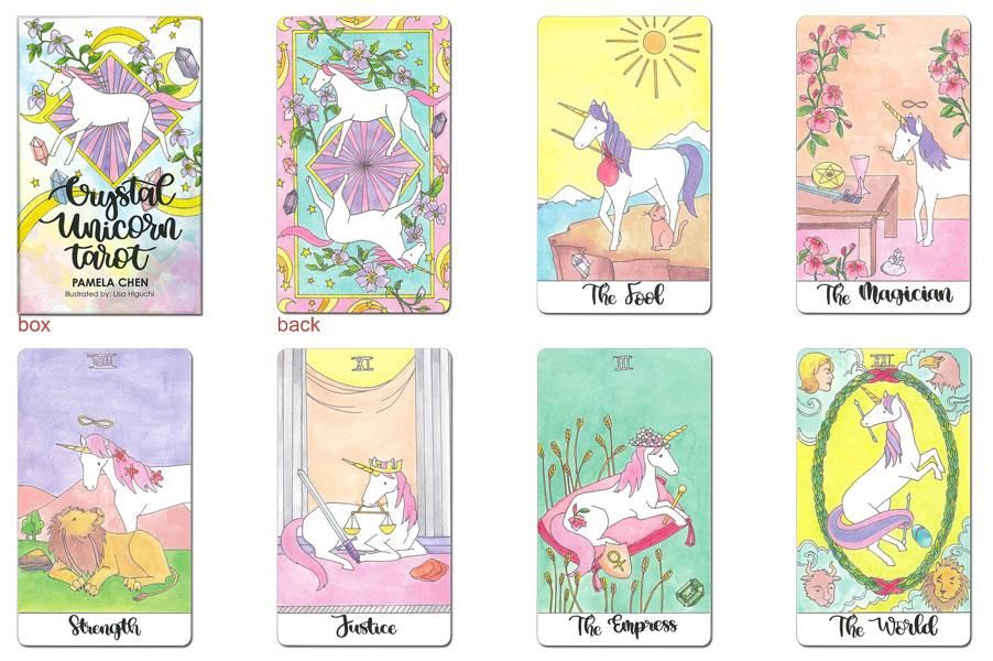 Crystal Unicorn Tarot 英語版解説書付き Crystal Unicorn Tarot 英語版解説書付き Crystal Unicorn Tarot