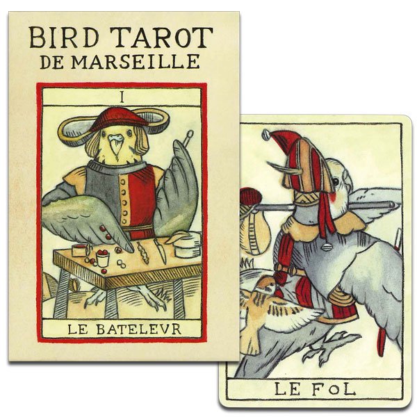 BIRD TAROT DE MARSEILLE by NORISAN　鳥マルセイユ・タロット