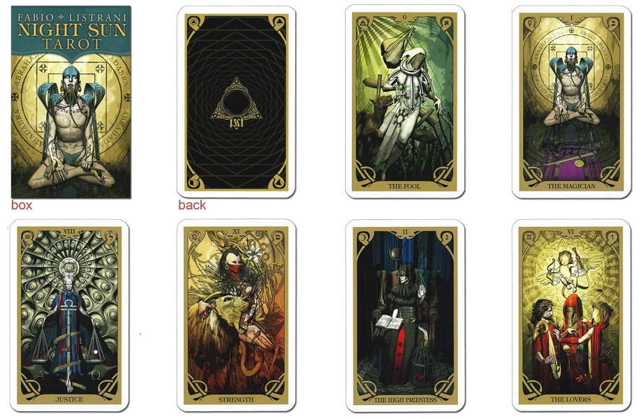 Night Sun Tarot ミニチュア ナイト サン タロット Night Sun Tarot ミニチュア ナイト サン タロット