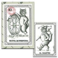 【イタリアで手作りされたカード】 猫のタロット スタンダードサイズ
