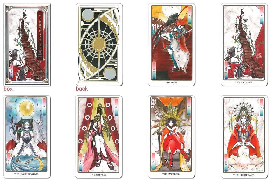 Traditional Tarot ヤマモトナオキ　日本語版解説書付き Amazon.co.jp: 日本神話タロット 極 第伍版〈新装版