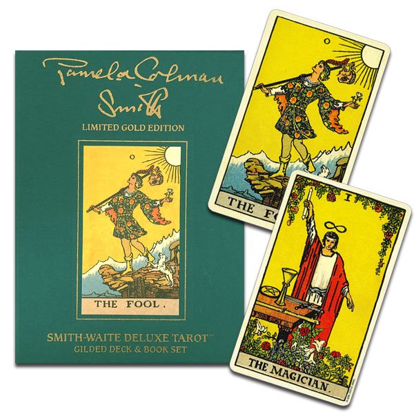 SMITH-WAITE DELUXE TAROT:GILDED DECK & BOOK SET　スミス・ウェイト・デラックス・タロット＜限定版＞