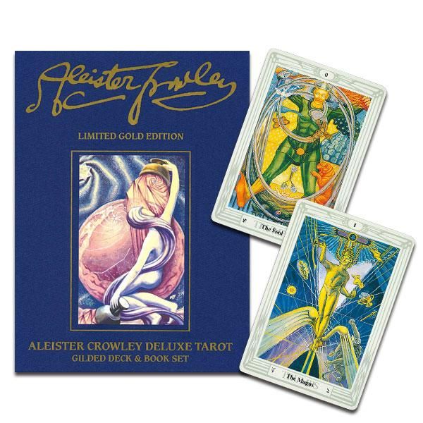 ALEISTER CROWLEY DELUXE TAROT:GILDED DECK & BOOK SET アレイスター 