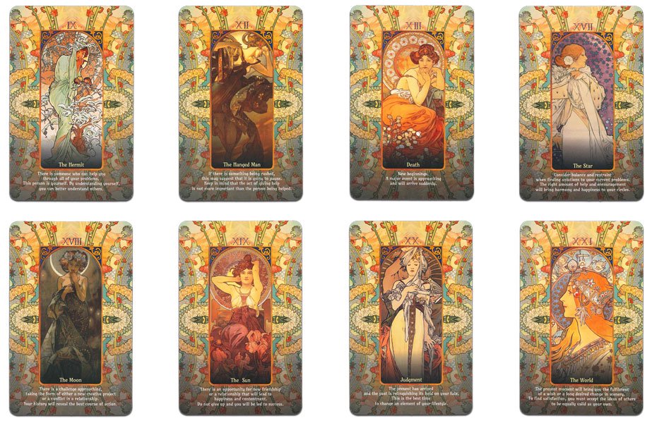 ART NOUVEAU TAROT アールヌーボー・タロット（大アルカナのみ）