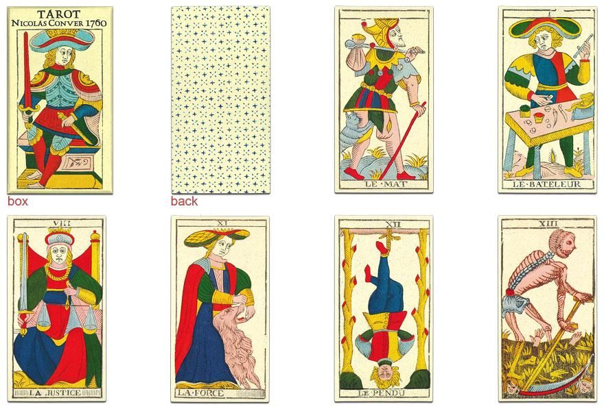 TAROT DE NICOLAS CONVER 1760　タロット・デ・ニコラ・コンヴェル 1760