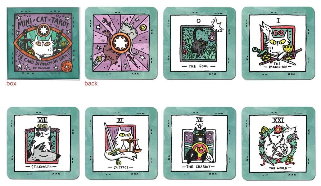 MINI CAT TAROT DECK ミニ・キャット・タロット・デッキ