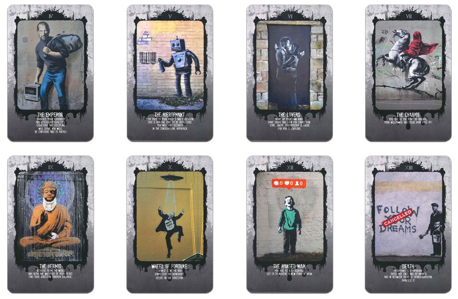 BANKSY TAROT　バンクシー・タロット(大アルカナのみ）