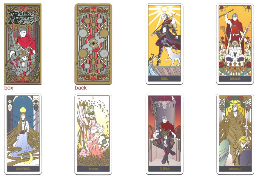 イラストレーター、ヤマモトナオキが描く北欧神話の世界】Tarot of Asgard～北欧神話タロット～