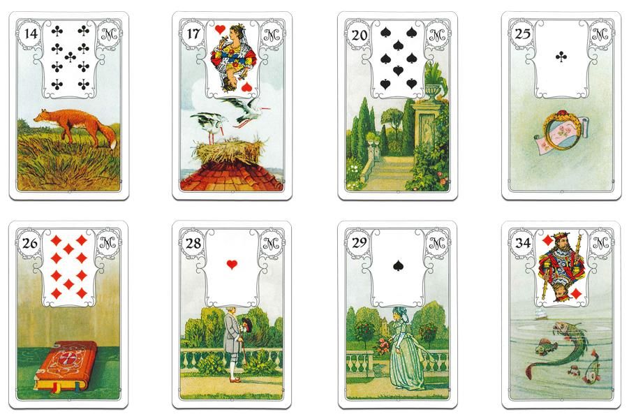 Lenormand Blue Owl Silver edition ルノルマン・ブルーオウル