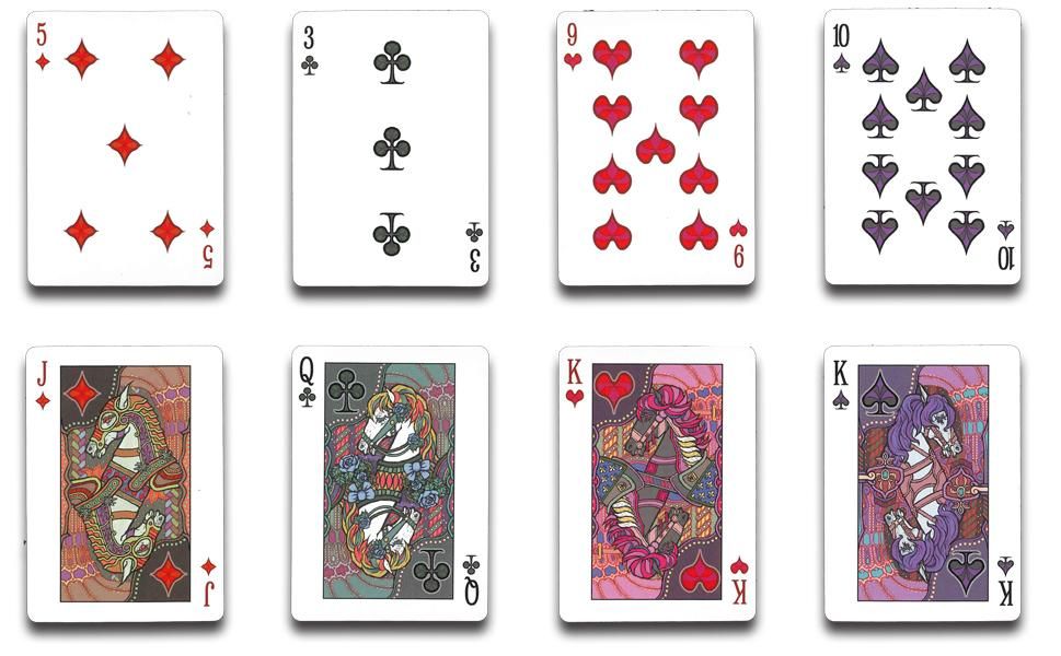 メリーゴーランドをテーマにしたトランプ】 バイスクル