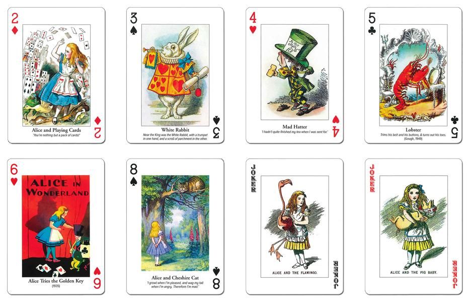 不思議の国のアリス カードゲーム トランプ オーストリア製 ALICE PLAYING CARD トランプ アリス＜PIATNIK＞