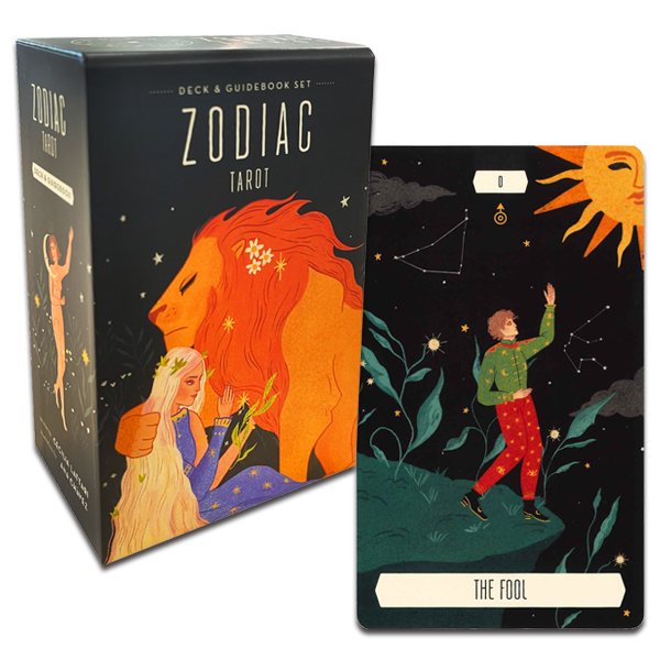 Zodiac Tarot Deck & Book Set ゾディアック・タロット