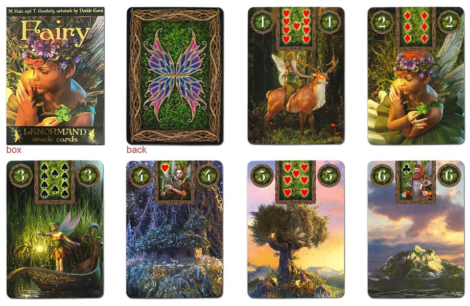 Fairy LENORMAND oracle cards フェアリー・ルノルマン・オラクル