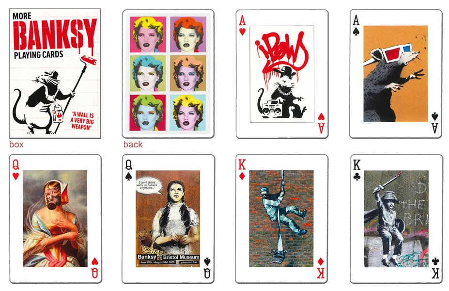 MORE BANKSY PLAYING CARDS モアバンクシー