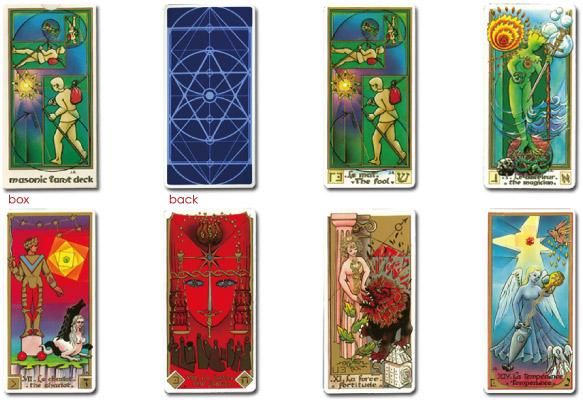 大注目 Deck Tarot Masonic フリーメイソンのタロット その他 Sutevalle Org