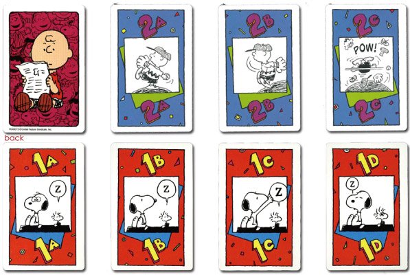 スヌーピーの4コマ漫画を完成させよう チャーリー ブラウンの4コママンガゲーム タロットカード輸入販売の老舗ニチユー運営のオンラインストア