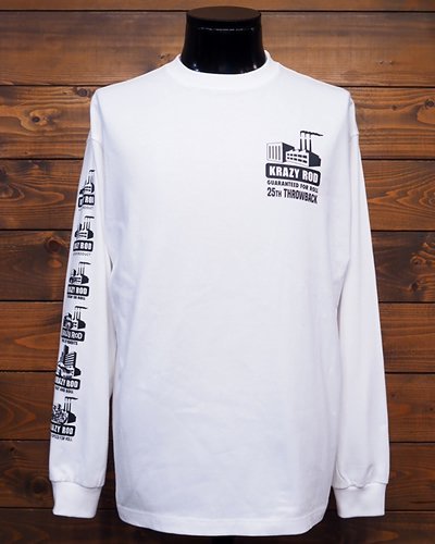 L/S T-SHIRT25th THROWBACK -WH-