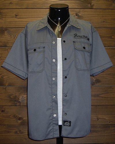 TWO TONE S/S WORK SHIRT