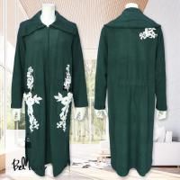 Bel Paci ロングコート ブラック 花 メッシュ素材 サイズ3