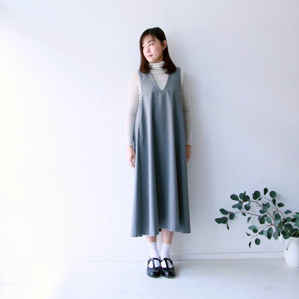 MidiUmi ジャンパースカート グレー - spoonful web shop