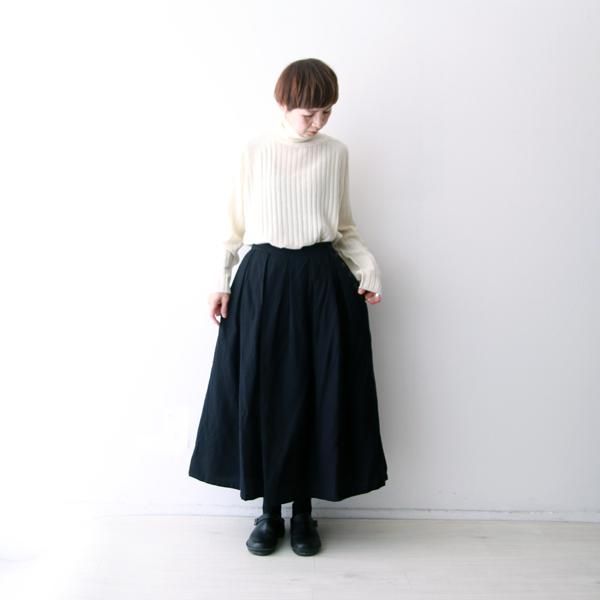 本店は ハウ CLASKA HAU skirt ロングスカート グレー idyllic ロング 